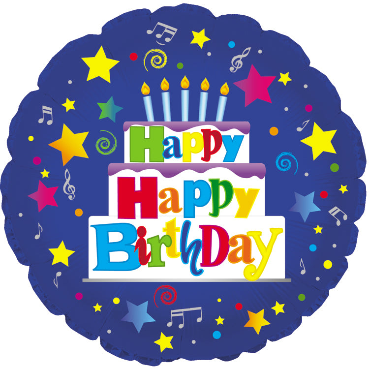 #23 Happy Birthday cake candles